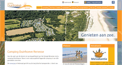 Desktop Screenshot of campingduinhoeve.nl